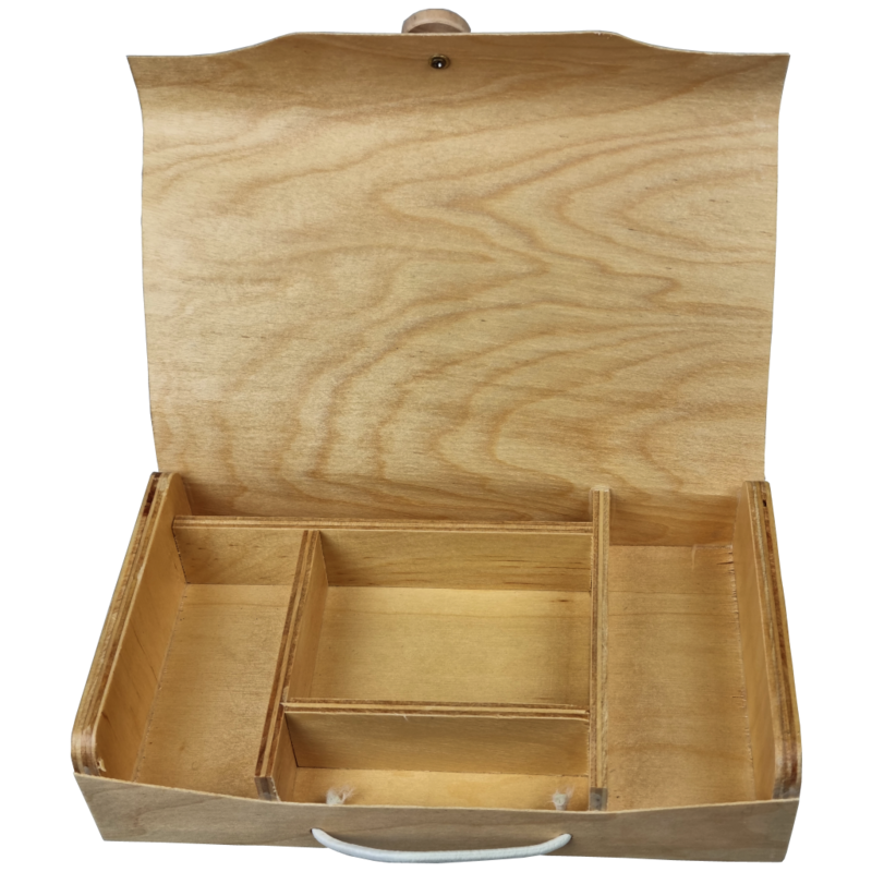 Houten doosje 18x10.9x4.2