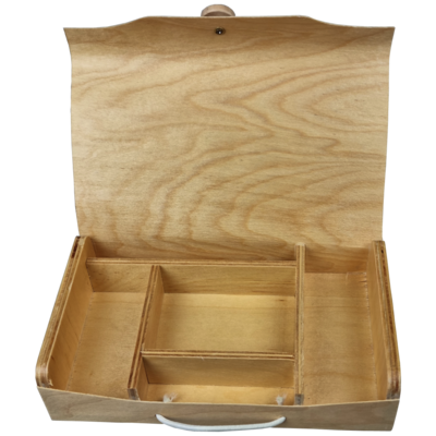 Houten doosje 18x10.9x4.2