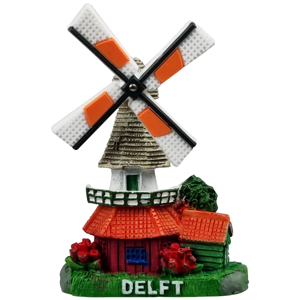 Magneet Delft, molen oranje