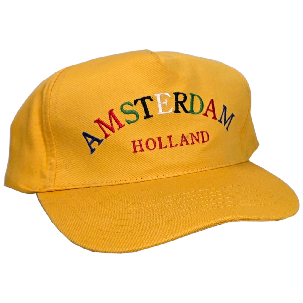 Baseball Cap Amsterdam geel cotton