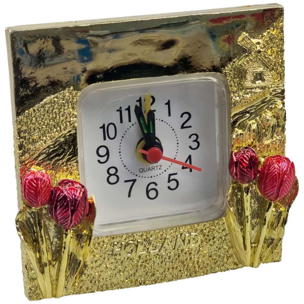 Klok Holland tulpen goud