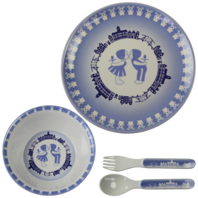 Dinner set Kissing Couple