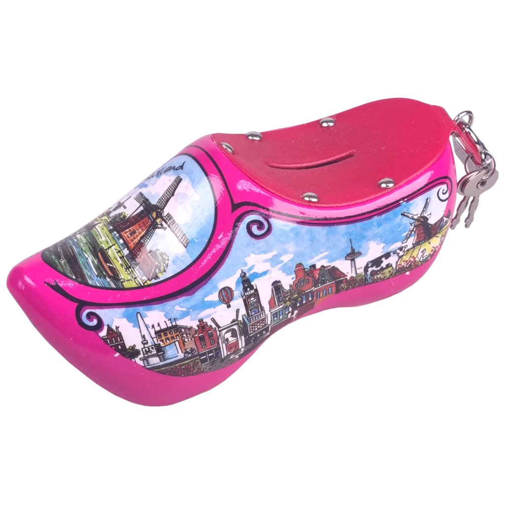 Klomp spaarpot, Selecteer je favoriete kleur: N8822CM Cyclaam Skyline