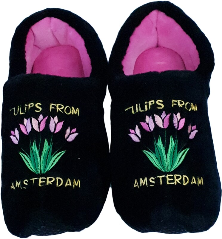 Pantoffelklomp tulip from Amsterdam, zwart