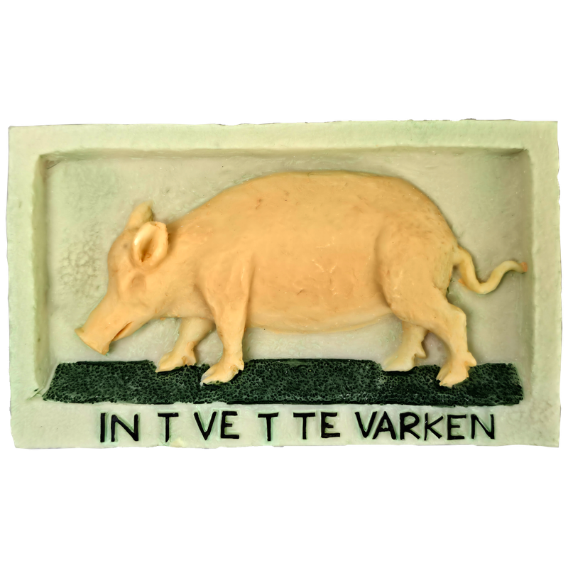 Gevelstenen, Vette Varken - presse-papier