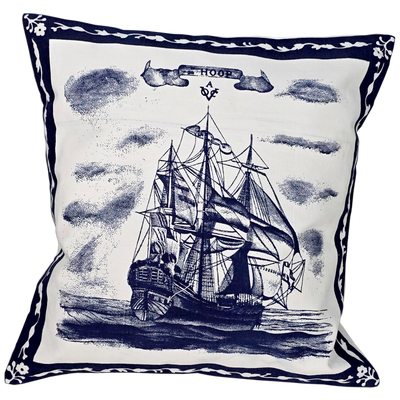 Kussenhoes, De Hoop indigo