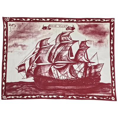 Placemat, Beekvliet bordeaux
