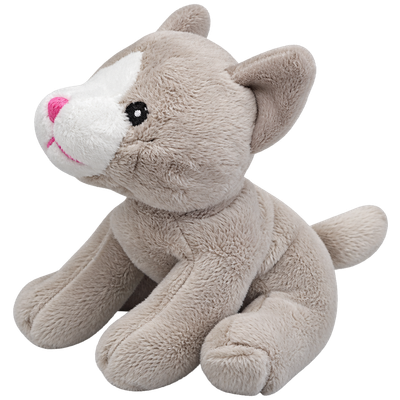 Mini-Animals - Grijze Kat - 12 cm