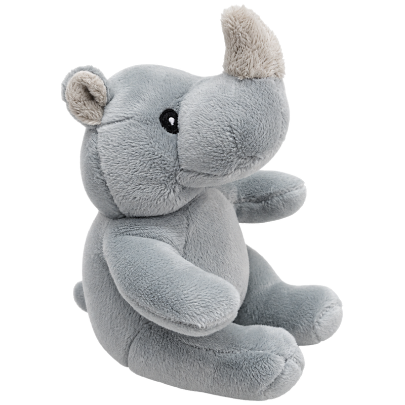 Mini-Animals - Zittende Neushoorn - 12 cm