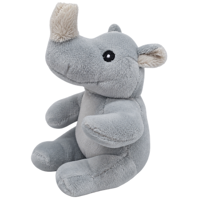 Mini-Animals - Zittende Neushoorn - 12 cm