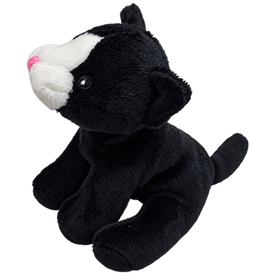 Mini-Animals - Zwarte Kat - 12 cm