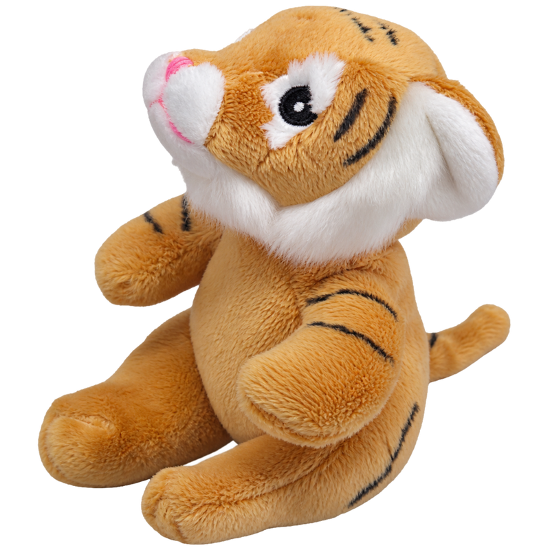 Mini-Animals - Zittende Tijger - 12 cm