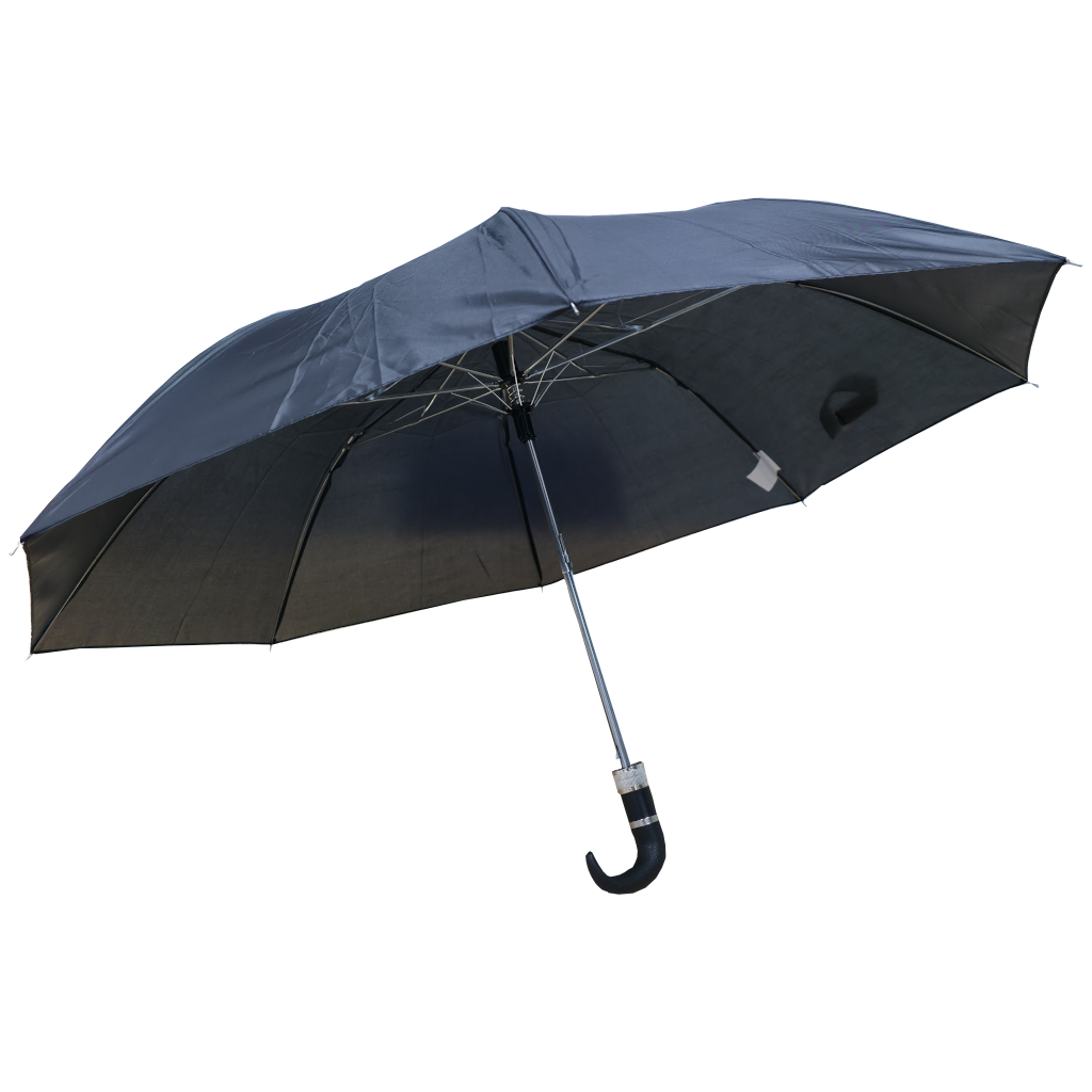 Heren vouwparaplu zwart
