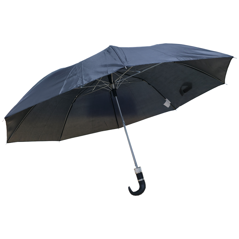Heren vouwparaplu zwart