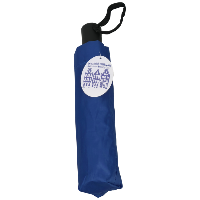Vouwparaplu dames, blauw