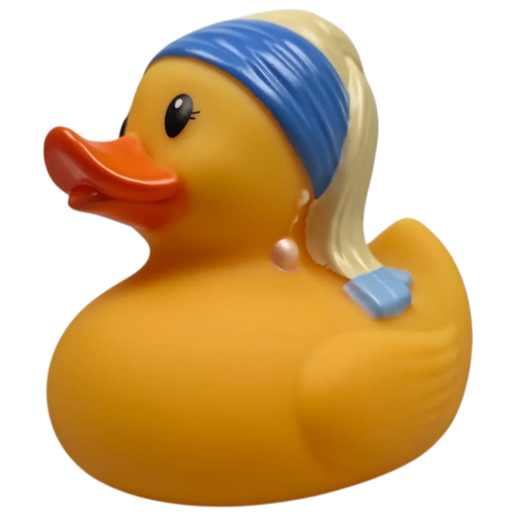 Meisje met de parel badeend