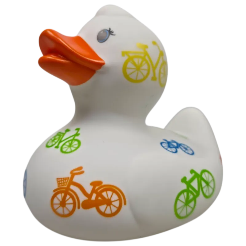 Badeend met Fiets print
