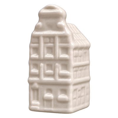 Grachtenhuisje wit 3.9 cm