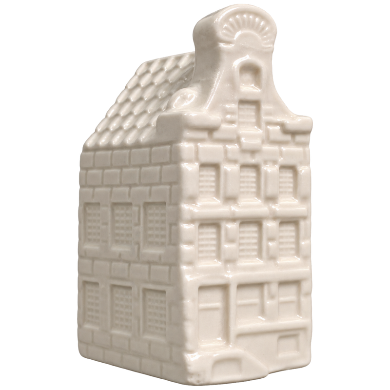 Grachtenhuisje wit 6 cm