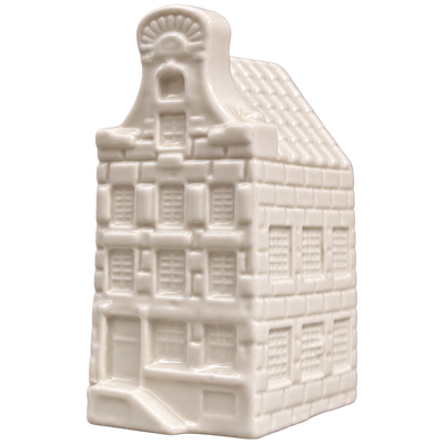 Grachtenhuisje wit 6 cm