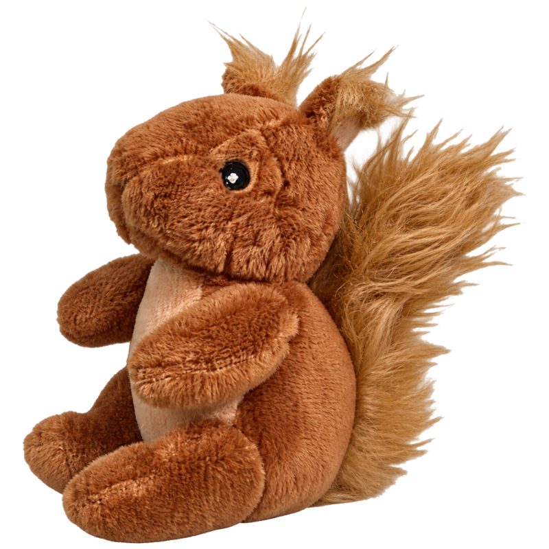 Mini Animals - Zittende eekhoorn - 12 cm