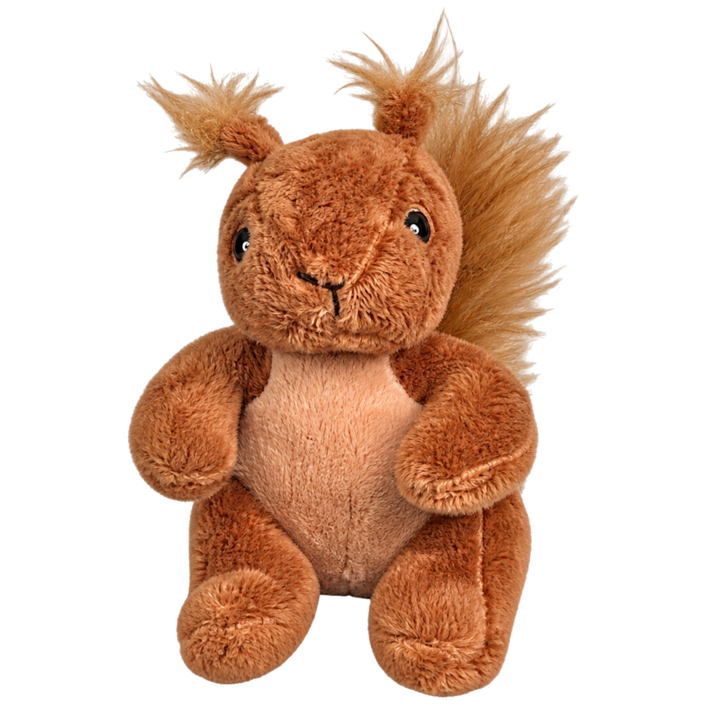 Mini Animals - Zittende eekhoorn - 12 cm