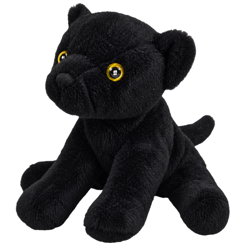 Mini Animals - Zwarte panter - 12 cm