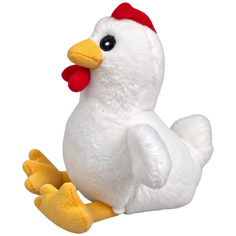 Mini Animals - Zittende haan - 12 cm