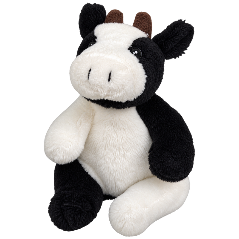 Mini Animals - Zittende koe - 12 cm