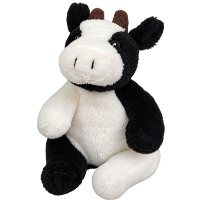 Mini Animals - Zittende koe - 12 cm