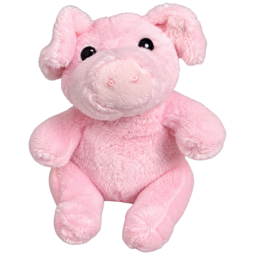 Mini Animals - Zittende varken - 12 cm