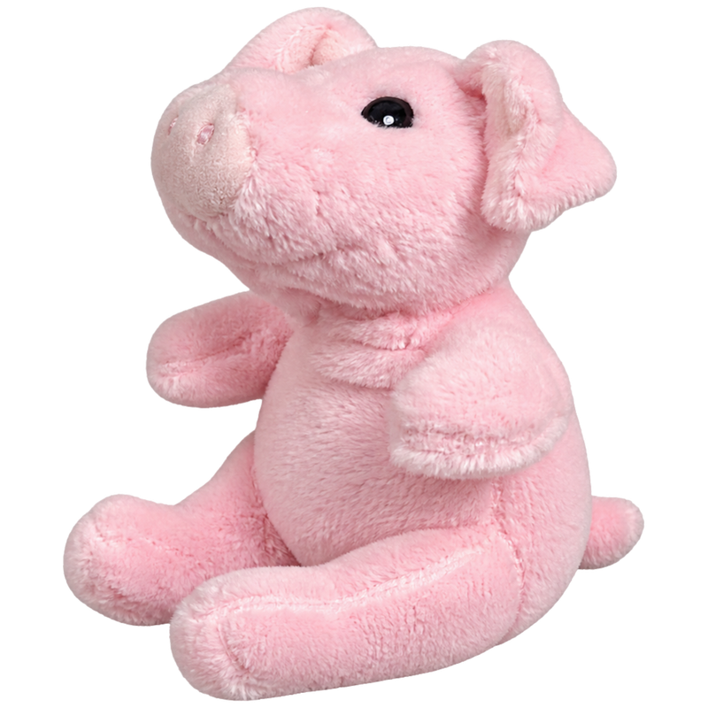 Mini Animals - Zittende varken - 12 cm