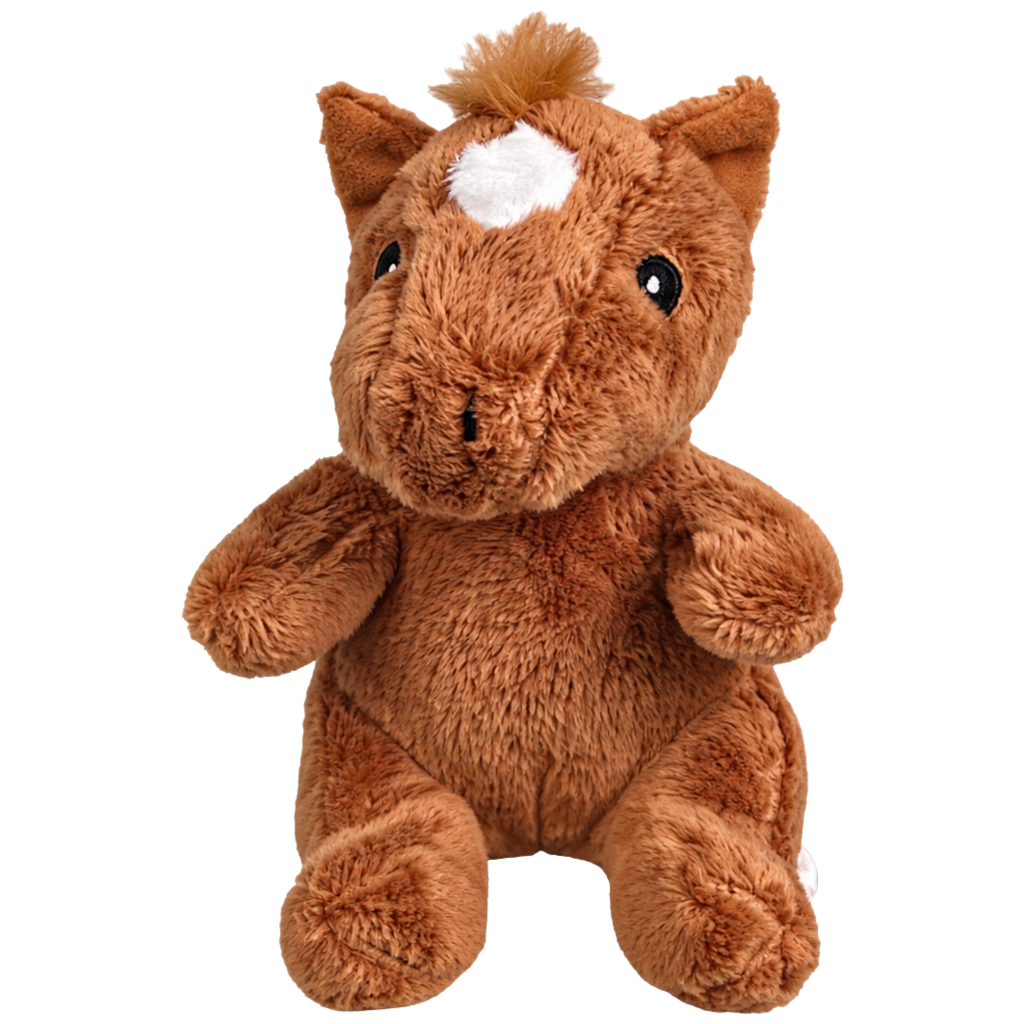 Mini Animals - Zittend paard - 12 cm