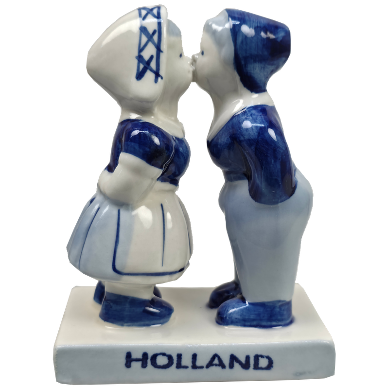 Delfts blauwe Kussend paartje 11 cm