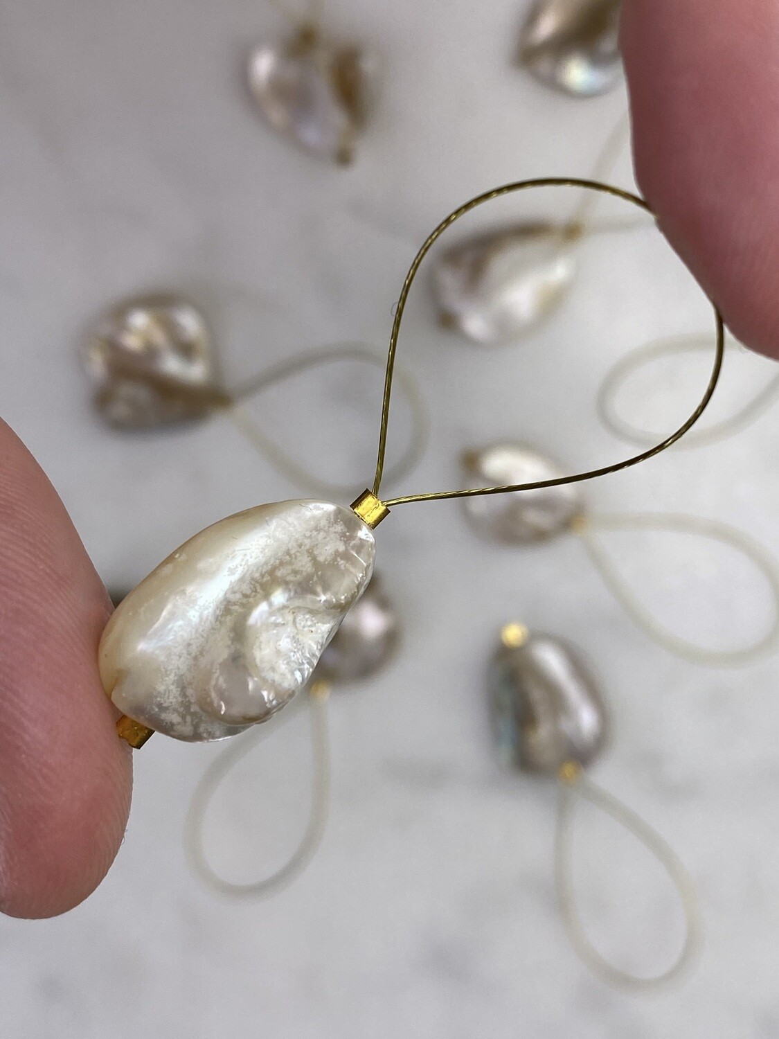 Perlemor-Guld | Wire Markør