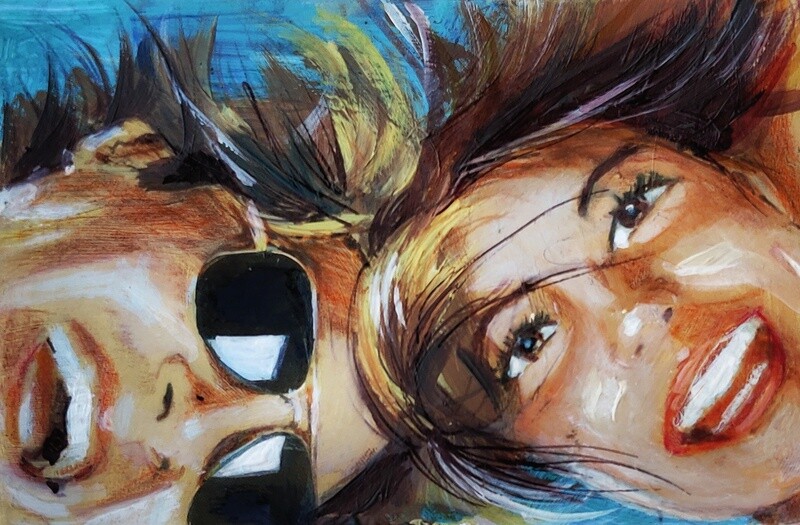 oil portrait from your photo *  ritratto pittura a olio su tela da tua foto