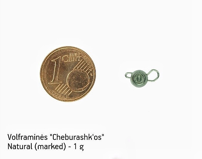 Volframinės „Cheburashk'os“ Natural (marked) - 1 g
