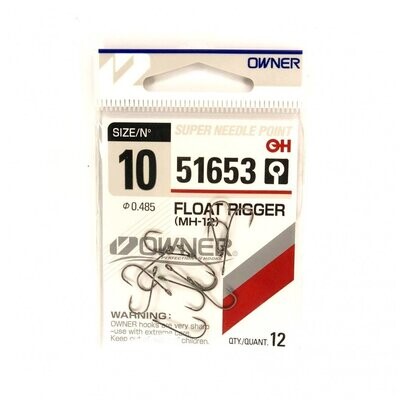 Vienšakiai OWNER kabliukai No.51653 (didele ausele) #10