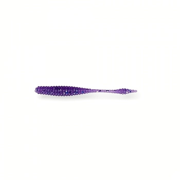 "Ribbed Leech" 45mm/1.8" 10vnt.
Dark Violet
