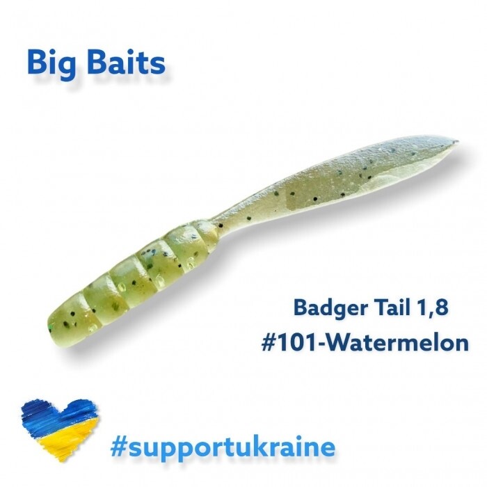 "Badger Tail" 1,8" 10vnt. Watermelon