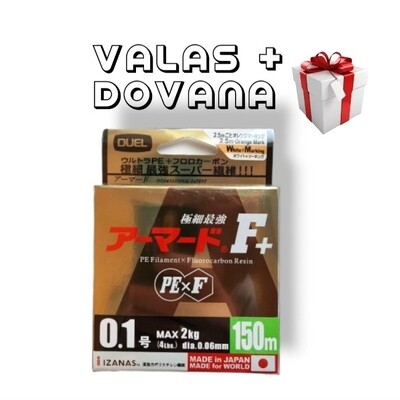 Duel ARMORED F +  150M 0.1 White +Orange 