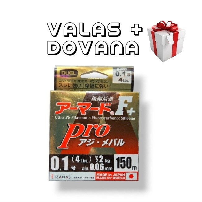 Duel ARMORED F + Pro 150M 0.1 0.06mm 2kg (Milky Pink)