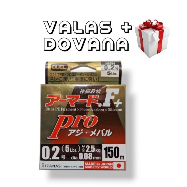 Duel ARMORED F + Pro 150M 0.2 0.08mm 2.5kg (Milky Pink)