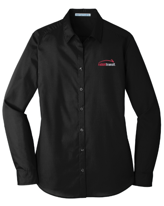 Port Authority® Ladies Long Sleeve Carefree Poplin Shirt