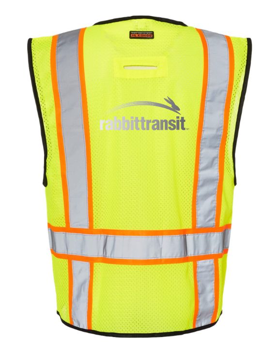 Unisex 6 Pocket Contrast Class 2 Vest