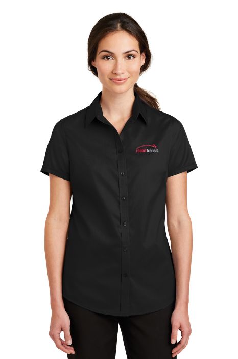 Port Authority® Ladies Short Sleeve SuperPro™ Twill Shirt
