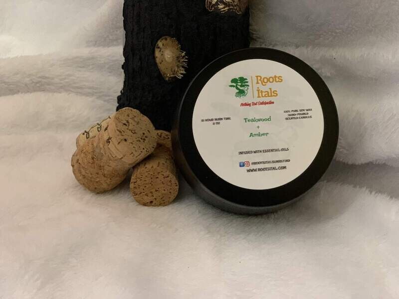 Teakwood & Amber Candle