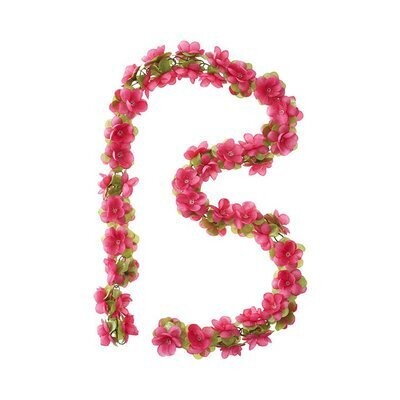 Bloemenslinger BASIL 120cm fuchsia