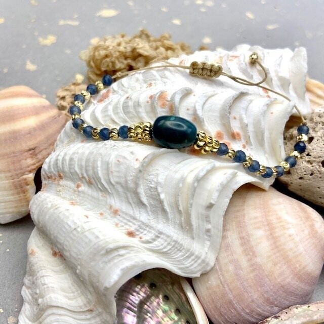 Alluitz agate bleue