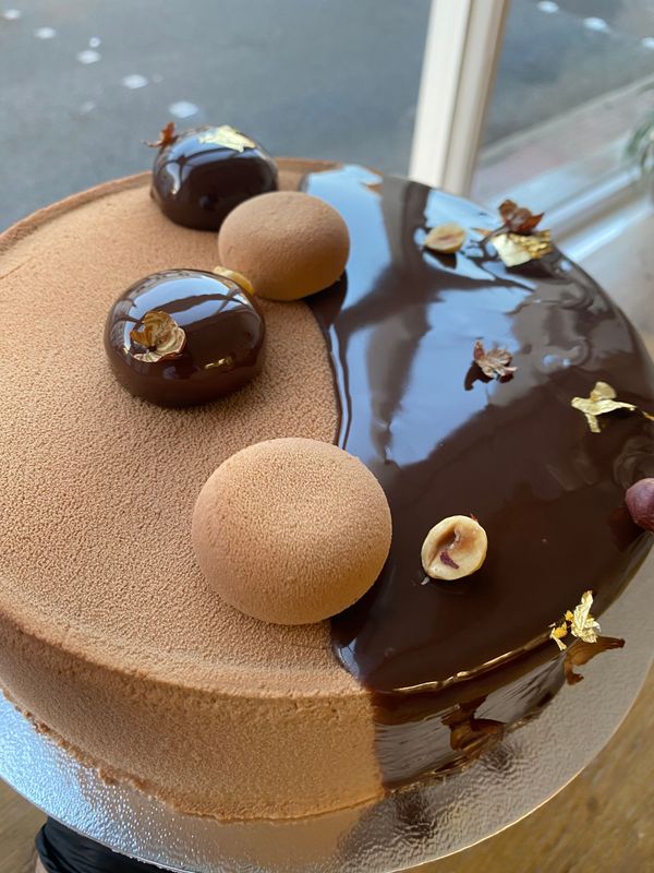 The Triple  Chocolate and Hazelnut  Cake ?